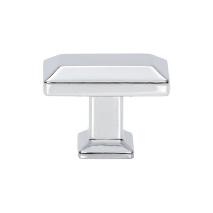 ATLAS A661-CH Sweetbriar Lane 1 3/8" Length Rectangle Knob - Polished Chrome