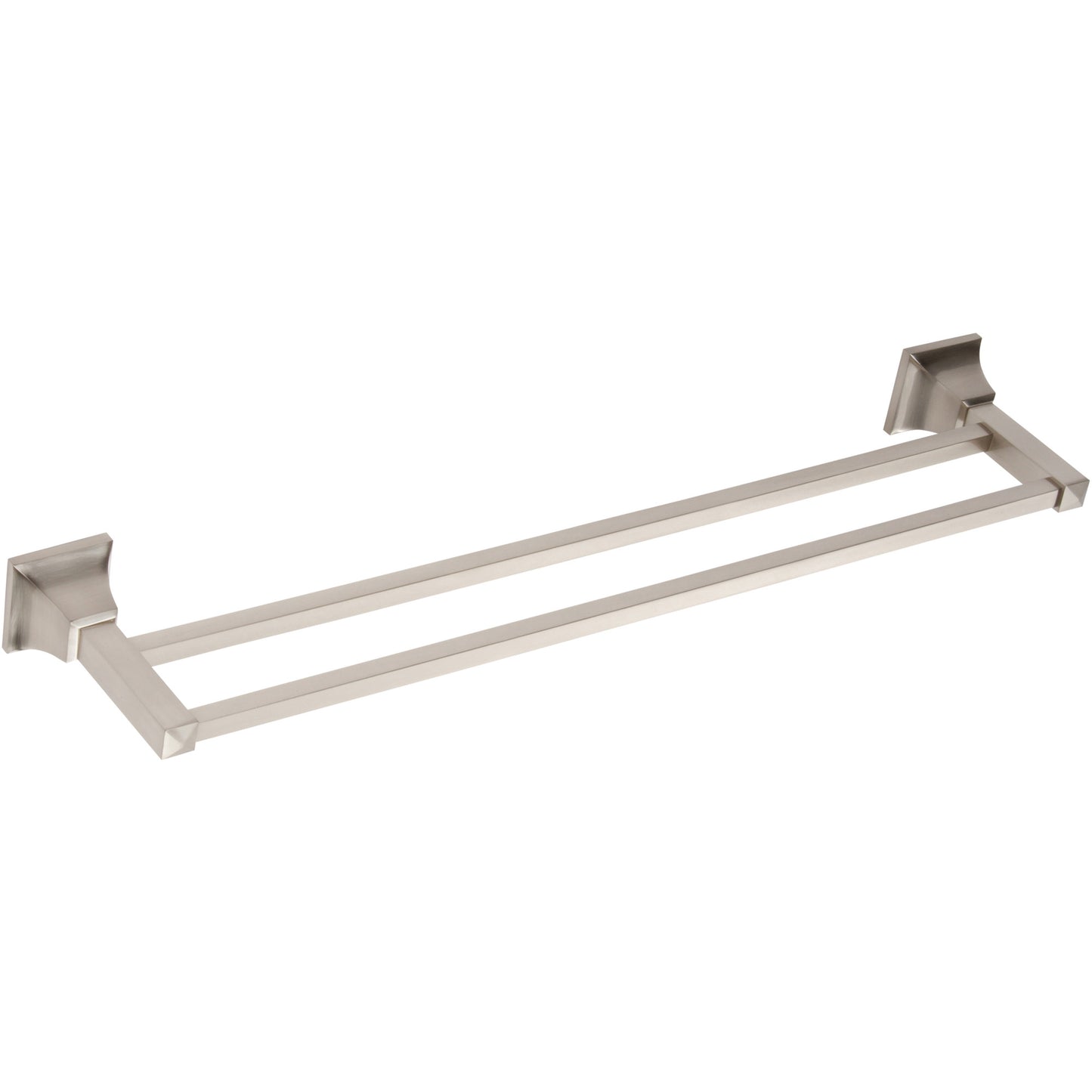 ATLAS GRADTB600-BRN Gratitude Double 23 1/2" Wall Mounted Towel Bar - Brushed Nickel