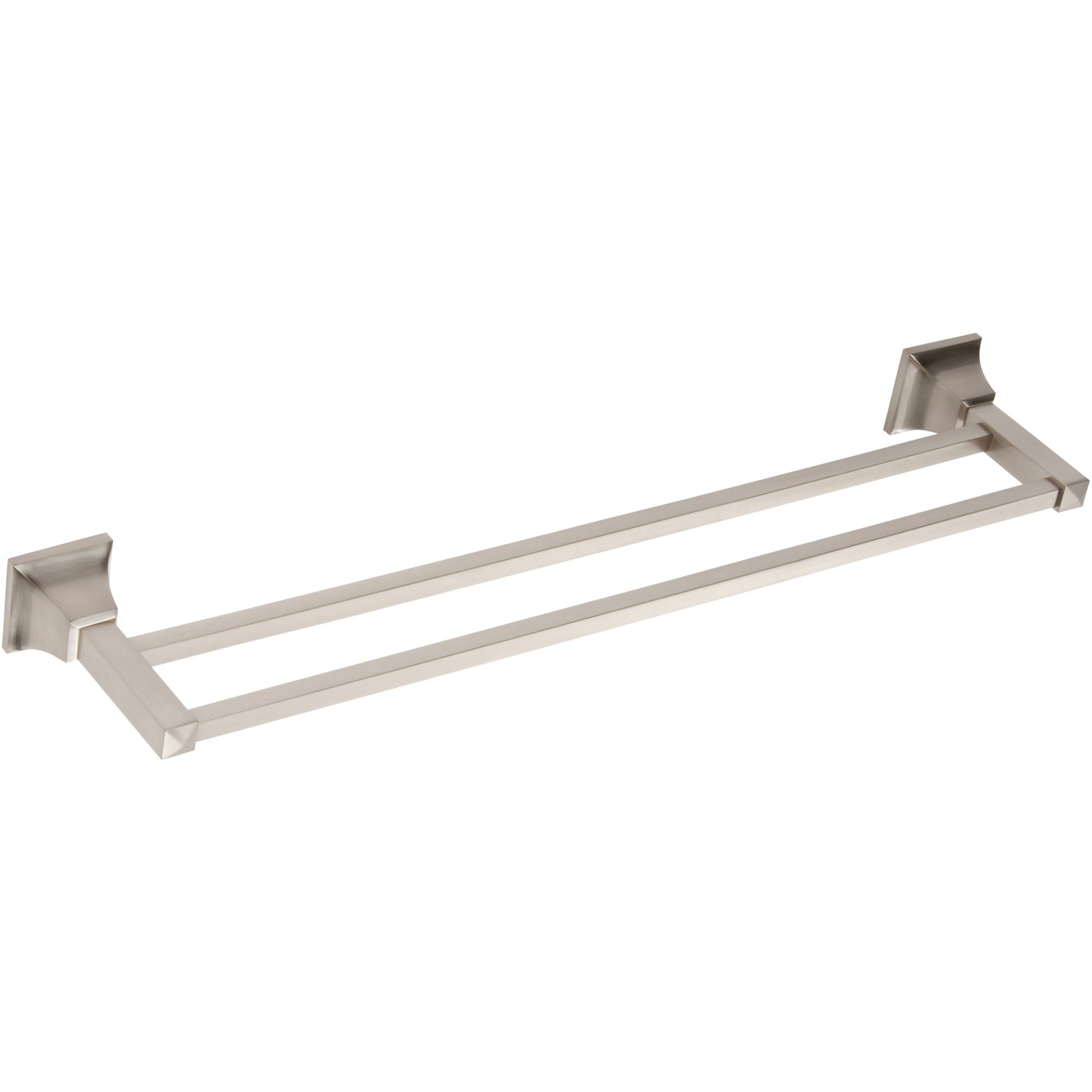 ATLAS GRADTB600-BRN Gratitude Double 23 1/2" Wall Mounted Towel Bar - Brushed Nickel