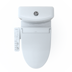 TOTO MW4463074CEMGN#01 Totowashlet+  Aquia Iv Two-Piece Elongated Dual Flush 1.28 And 0.9 Gpf Toilet And Washlet C2 Bidet Seat - Cotton White