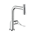 AXOR 39856001 Citterio Kitchen Faucet Select 2-Spray Pull-Out, 1.5 GPM - Chrome