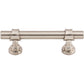 TOP KNOBS M1747 Bit 3" Center to Center Bar Pull - Brushed Satin Nickel