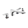 TOTO TBG01202U#CP Go Two-Handle Deck-Mount Roman Tub Filler Trim With Handshower - Polished Chrome