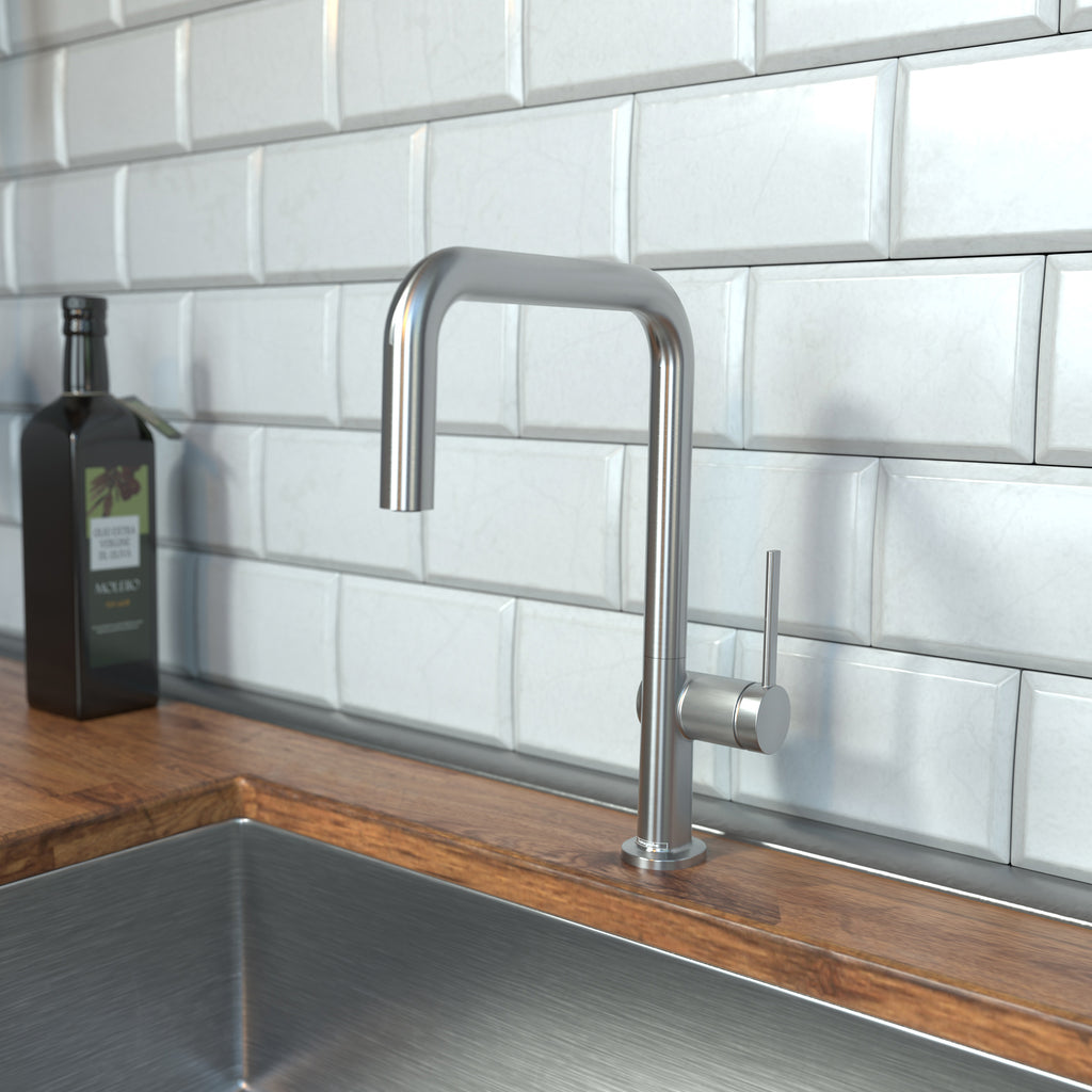 HANSGROHE 72858801 Talis N Kitchen Faucet, U-Style 1-Spray, 1.5 GPM - Stainless Steel Optic