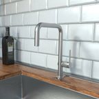 HANSGROHE 72858801 Talis N Kitchen Faucet, U-Style 1-Spray, 1.5 GPM - Stainless Steel Optic