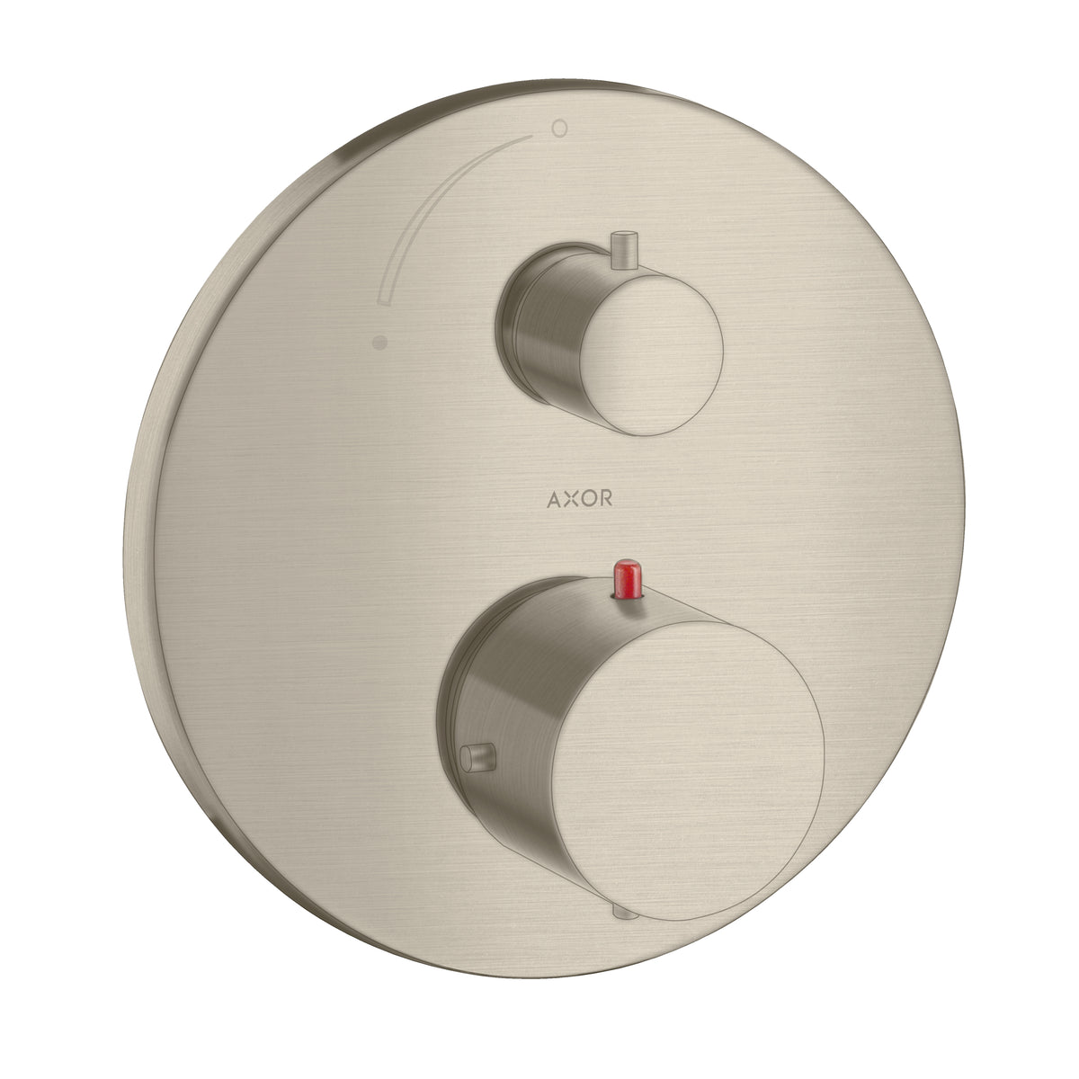 AXOR 10700821 Starck Thermostatic Trim with Volume Control - Brushed Nickel