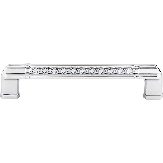 TOP KNOBS TK206PC Tower Bridge 5" Center to Center Bar Pull - Polished Chrome