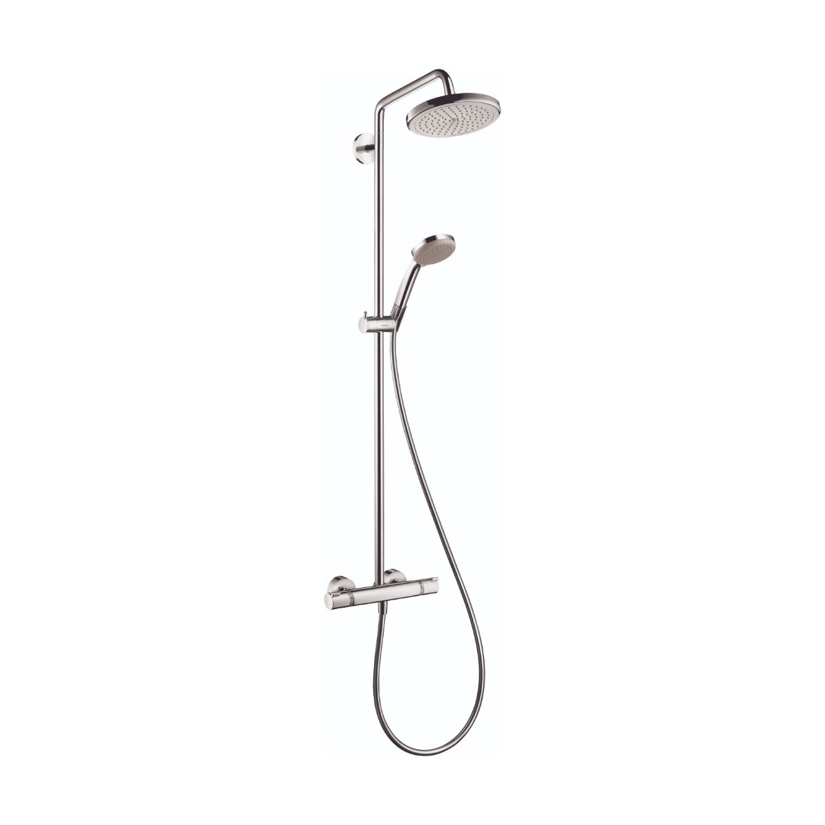 HANSGROHE 27185001 Croma Showerpipe 220 1-Jet, 2.5 GPM - Chrome