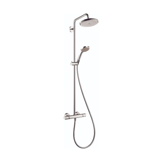 HANSGROHE 27185001 Chrome Croma Modern Showerpipe 2.5 GPM