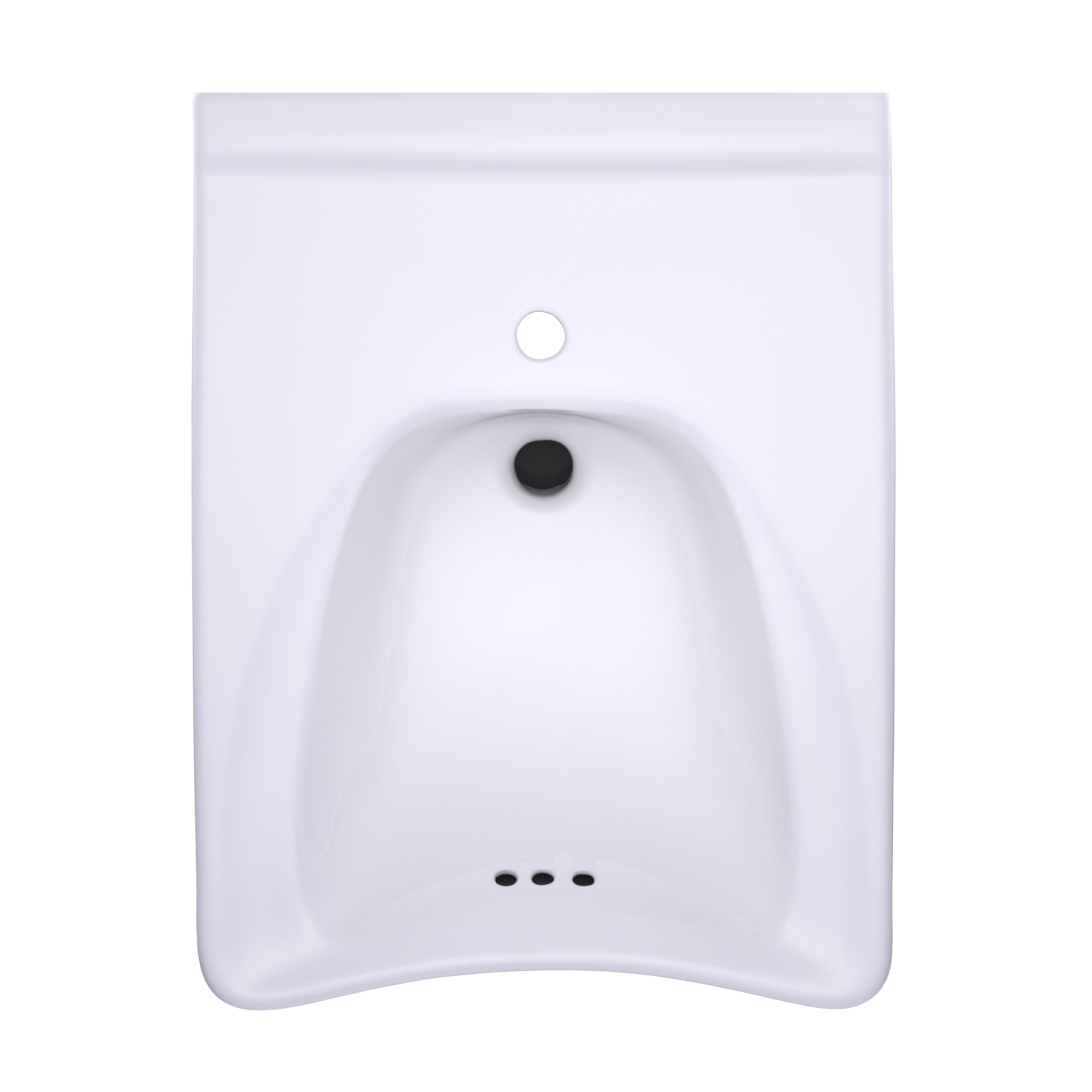 TOTO LT308#01 Commercial Wall-Mount Bathroom Sink For Single Hole Faucets -