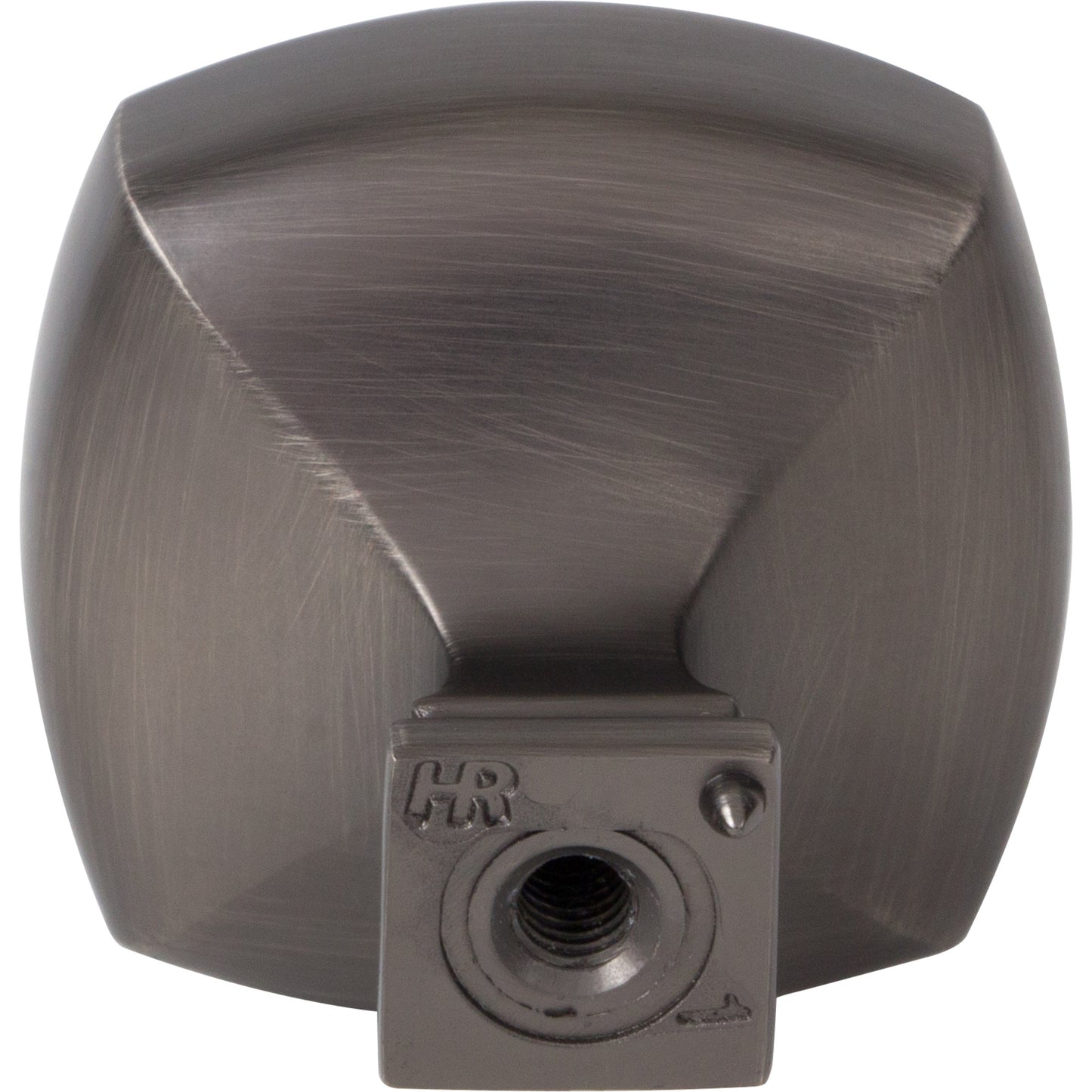 JEFFREY ALEXANDER 278L-BNBDL Audrey 1-3/8" Diameter Square Knob - Brushed Pewter