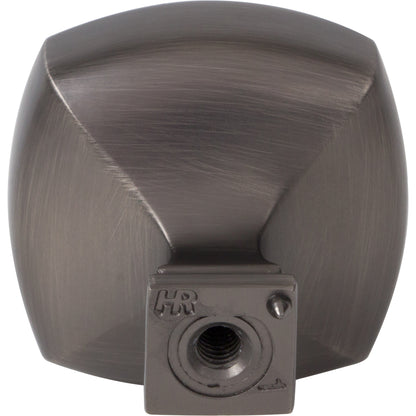 JEFFREY ALEXANDER 278L-BNBDL Audrey 1-3/8" Diameter Square Knob - Brushed Pewter