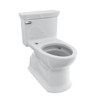 TOTO CST964CEFGAT40#01 Soiree One Piece Elongated 1.28 Gpf Universal Height Skirted Toilet With Cefiontect - Cotton White