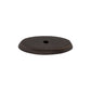 TOP KNOBS M1442 Aspen Oval Knob Backplate - Medium Bronze