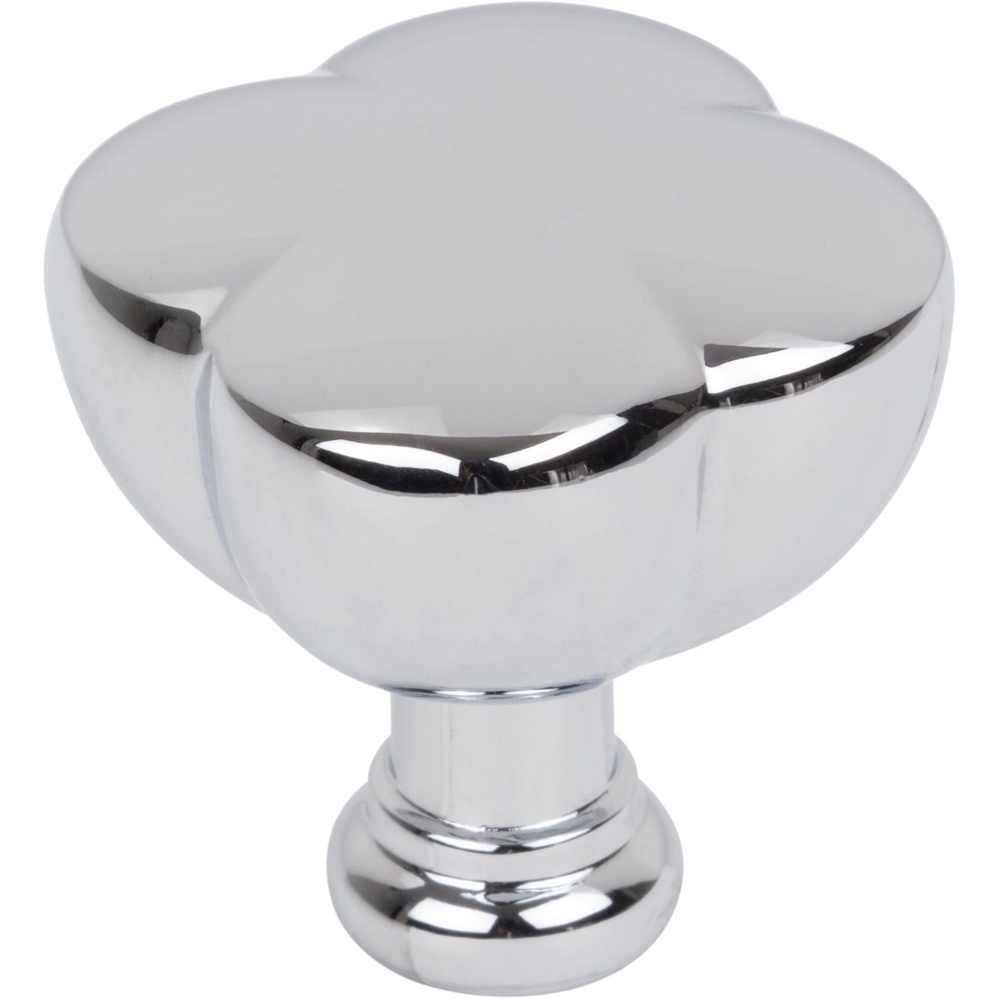 JEFFREY ALEXANDER 686PC Southerland 1-1/4" Length Round Knob - Polished Chrome