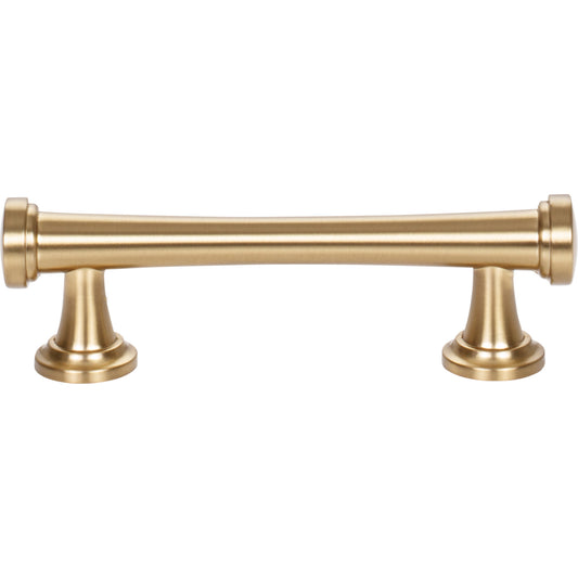 ATLAS 326-WB Browning 3" Center to Center Bar Pull - Warm Brass