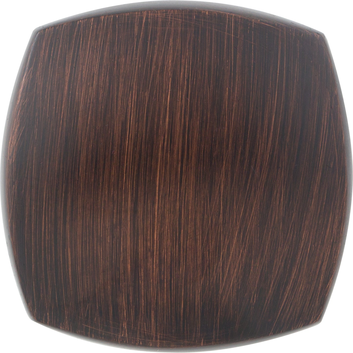 JEFFREY ALEXANDER 278L-DBAC Audrey 1-3/8" Diameter Square Knob - Brushed Oil Rubbed Bronze