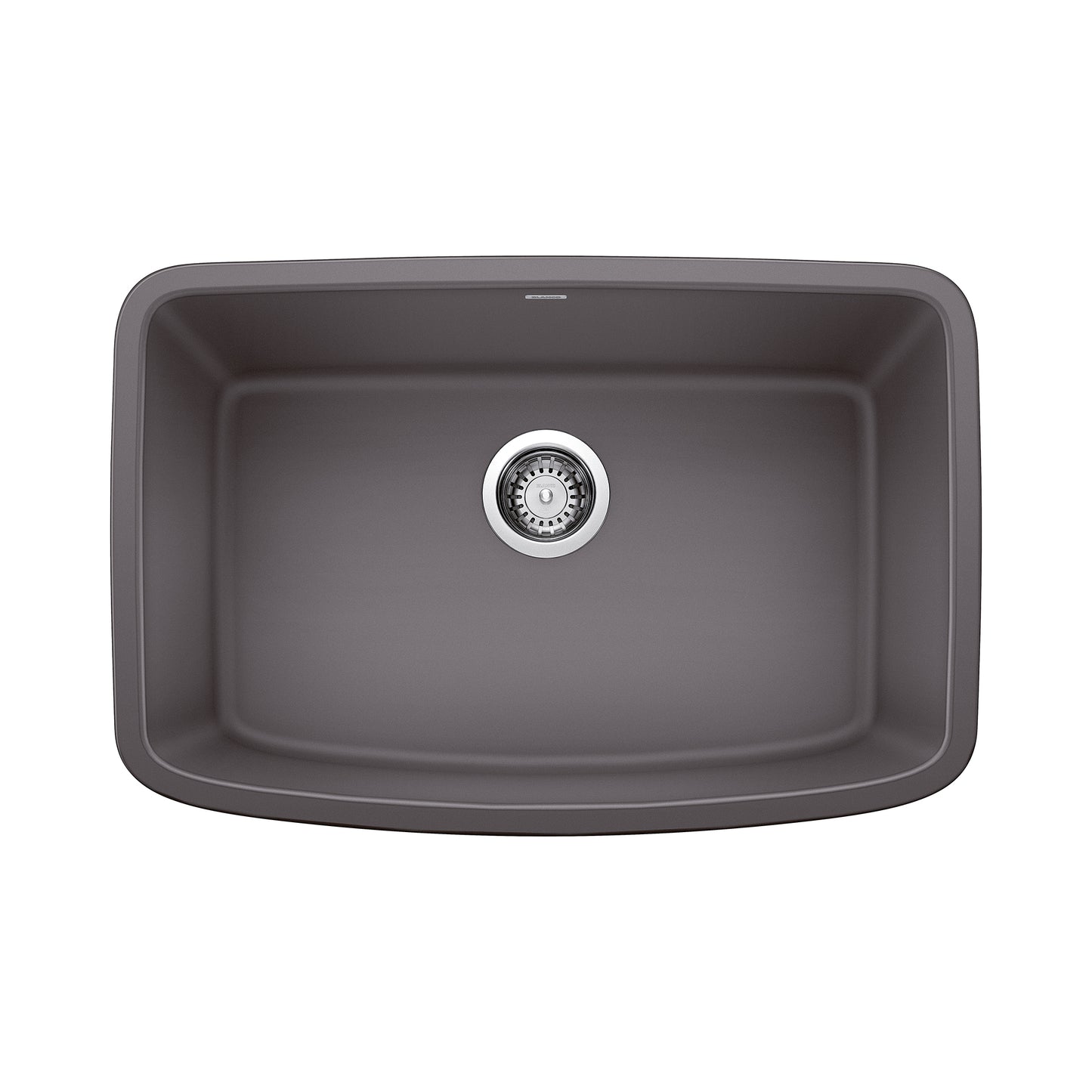 BLANCO 442548 Valea Valea SILGRANIT 27" Single Bowl Undermount Kitchen Sink - Cinder in Cinder