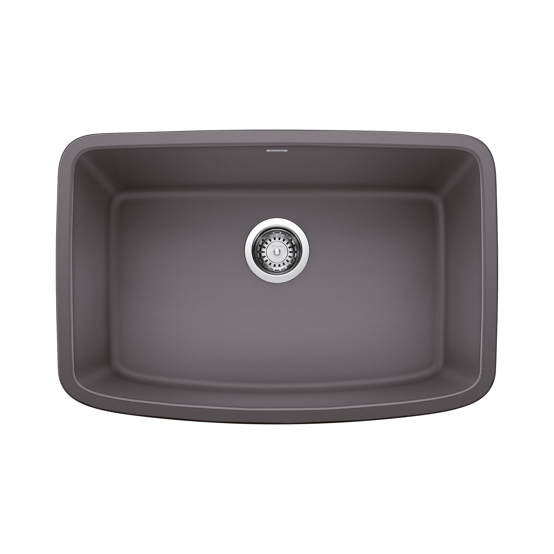 BLANCO 442548 Valea Valea SILGRANIT 27" Single Bowl Undermount Kitchen Sink - Cinder in Cinder