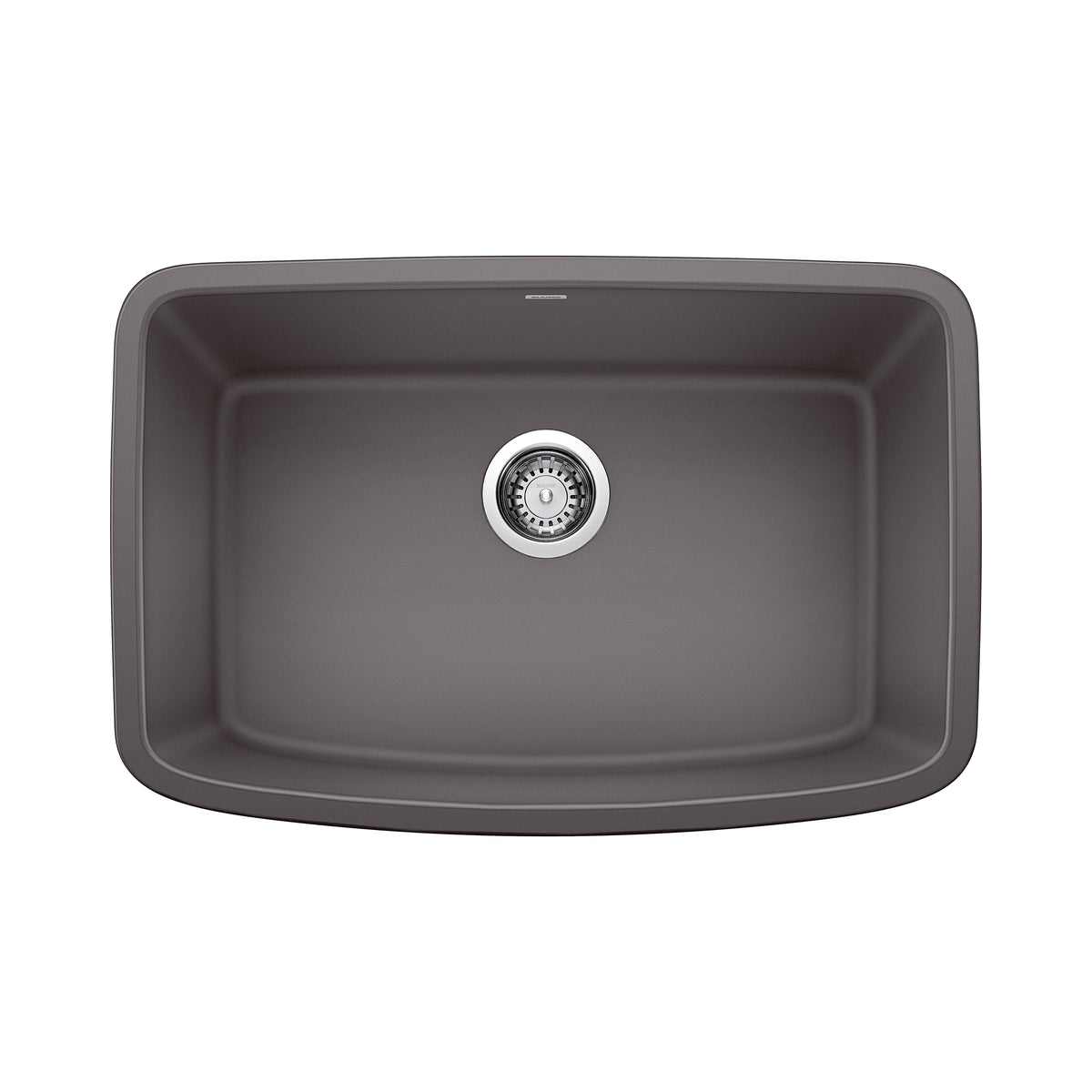 BLANCO 442548 Valea Valea SILGRANIT 27" Single Bowl Undermount Kitchen Sink - Cinder in Cinder