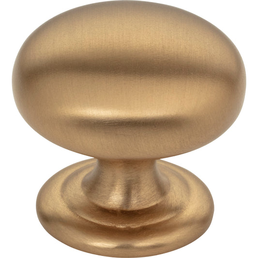 ELEMENTS 2980SBZ Florence 1-1/4" Diameter Mushroom Knob - Satin Bronze