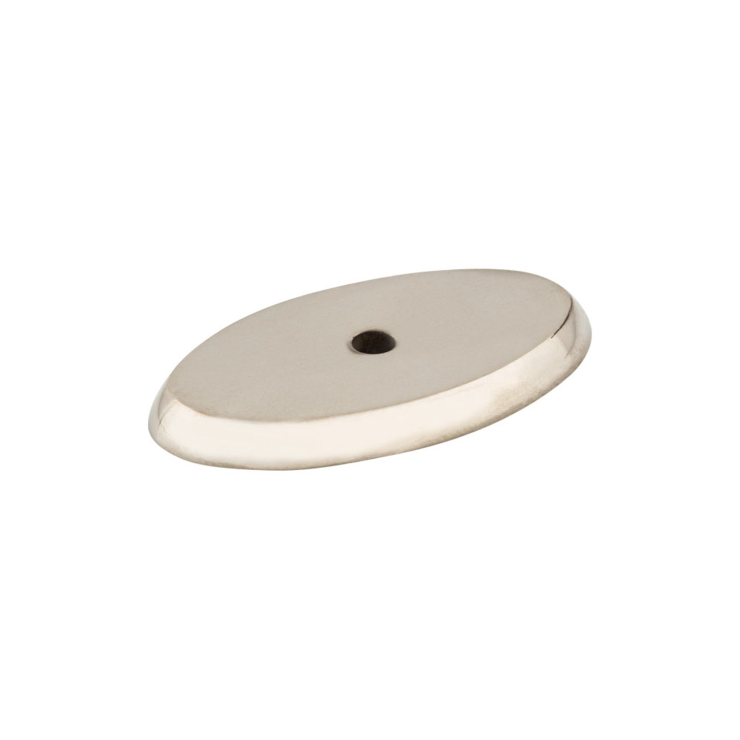 TOP KNOBS M2016 Aspen II Oval Knob Backplate - Polished Nickel