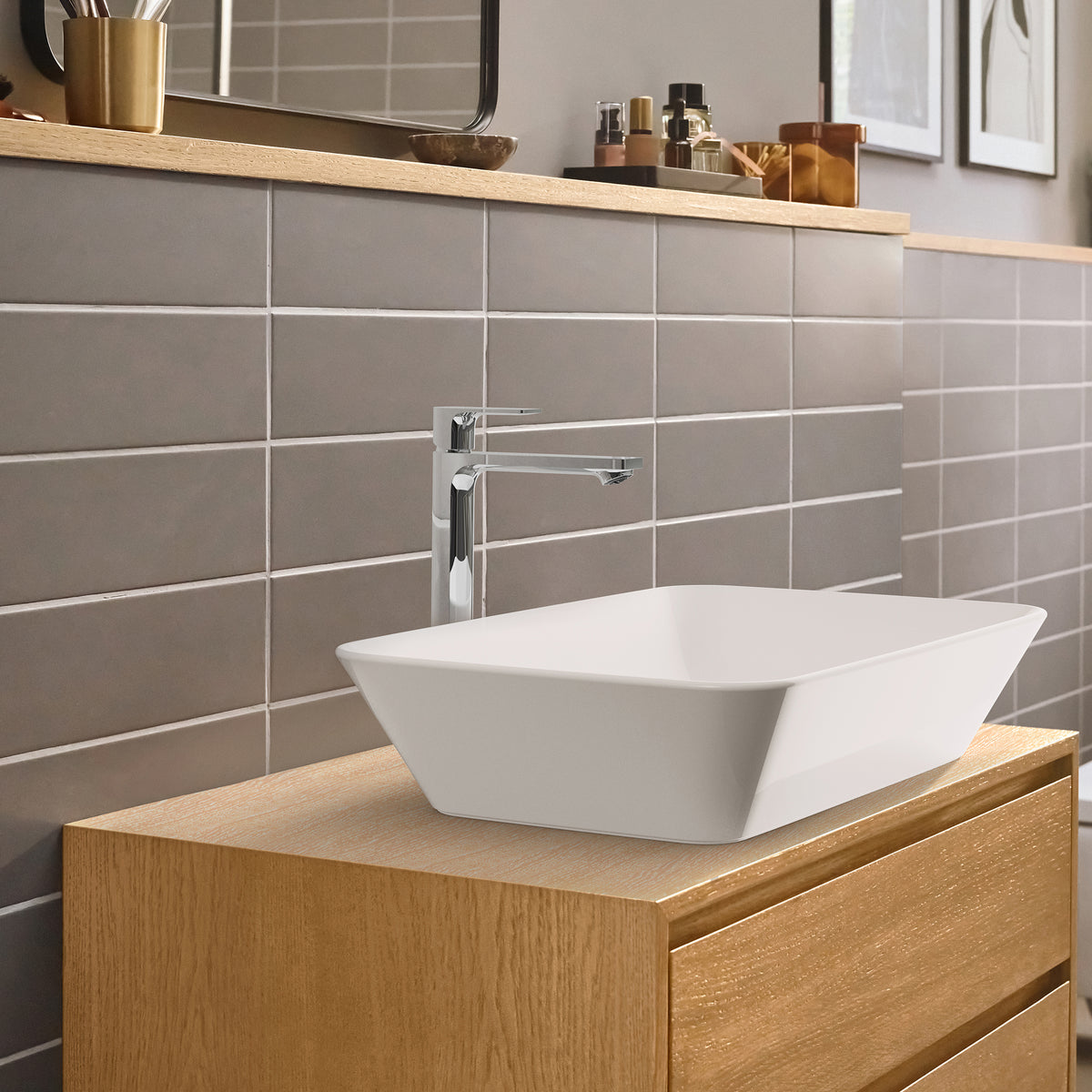 HANSGROHE 72564001 Rebris E Single-Hole Faucet 240, 1.2 GPM - Chrome