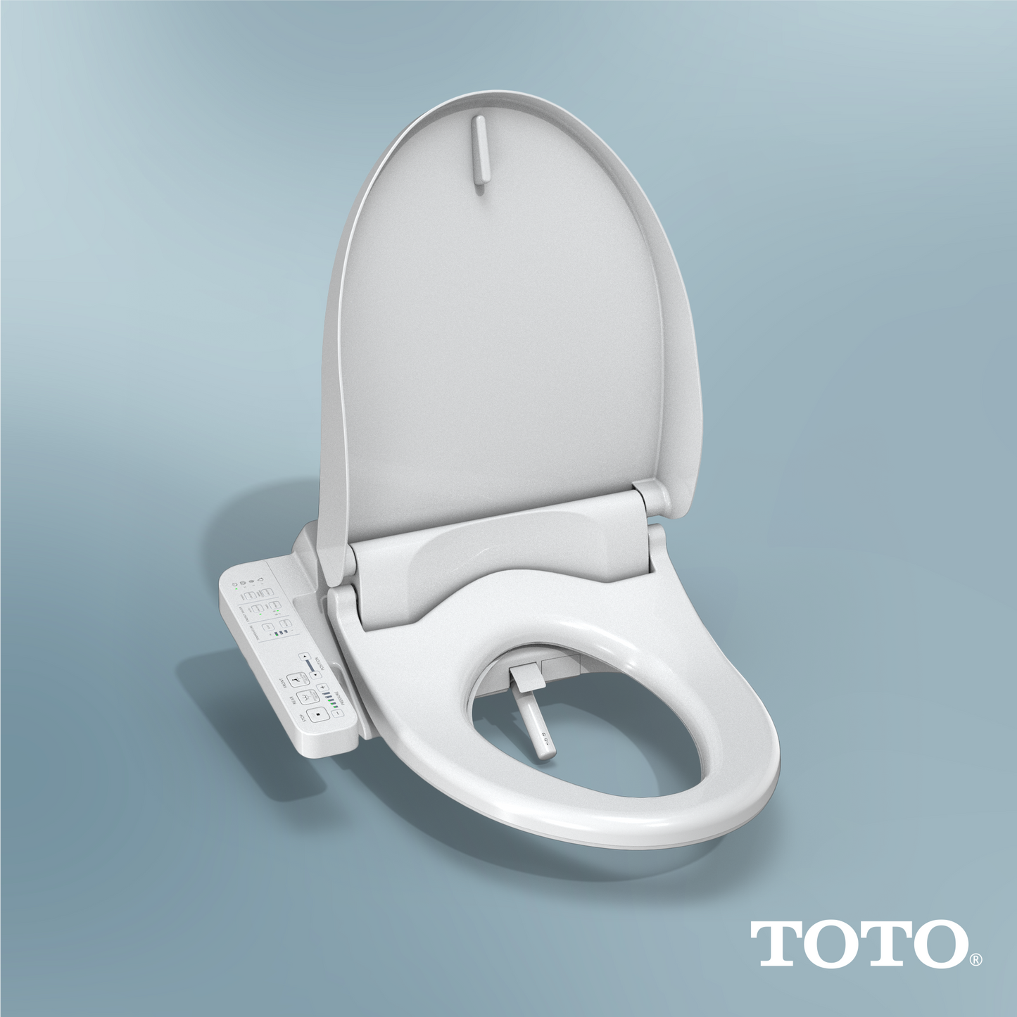 TOTO SW3004#01 WASHLET A2  Electronic Bidet Toilet Seat with Heated Seat and SoftClose Lid , Cotton White