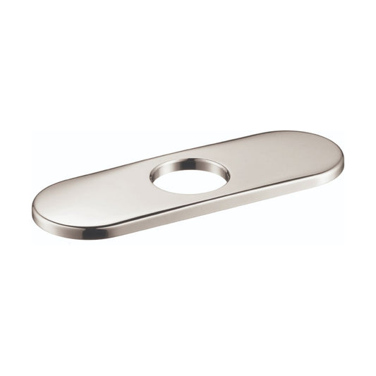HANSGROHE 14018831 C Accessories Base Plate for Traditional Single-Hole Faucets, 6" in Polished Nickel
