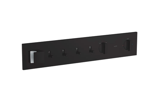 AXOR 12573671 ShowerComposition Thermostatic Module Trim for 4 Functions - Matte Black