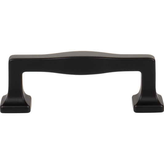 ATLAS A202-BL Kate 3" Center to Center Bar Pull - Matte Black