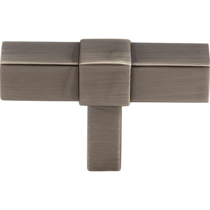 JEFFREY ALEXANDER 293T-BNBDL Zane 2" Length Bar Knob - Brushed Pewter