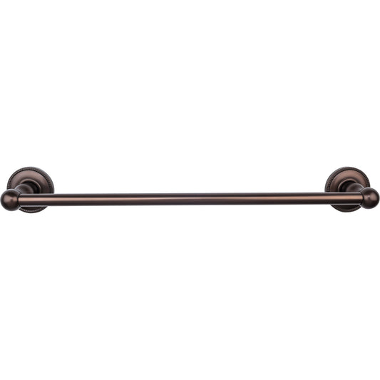 TOP KNOBS ED6ORBA TOP BATH (R) Edwardian Bath Single 20 1/2" Wall Mounted Towel Bar - Oil Rubbed Bronze