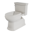 TOTO MS964124CEFG#11 Soiree One Piece Elongated 1.28 Gpf Universal Height Skirted Toilet With Cefiontect - Colonial White