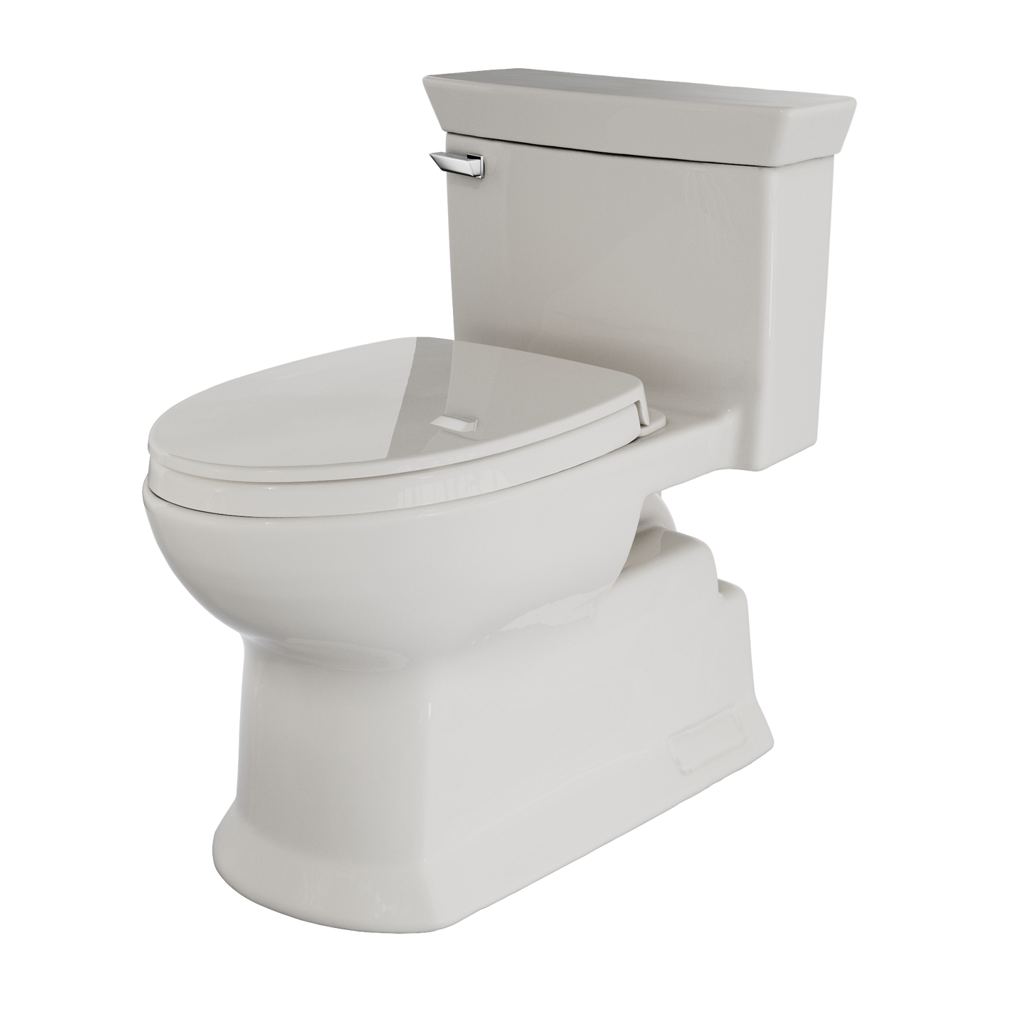 TOTO MS964124CEFG#11 Soiree One Piece Elongated 1.28 Gpf Universal Height Skirted Toilet With Cefiontect - Colonial White