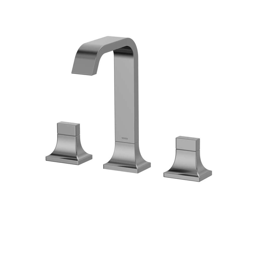 TOTO TLG08201U#CP Gc 1.2 Gpm Two Handle Widespread Bathroom Sink Faucet - Polished Chrome