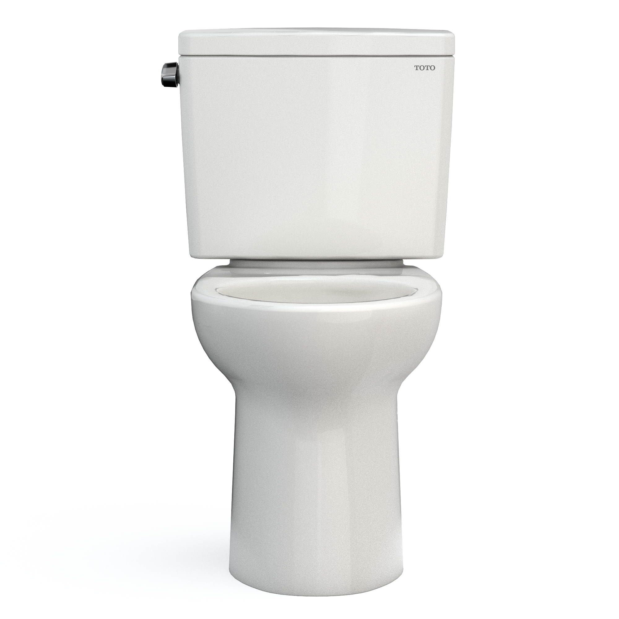 TOTO CST776CSFG#11 Drake  Two-Piece Elongated 1.6 Gpf Universal Height Tornado Flush Toilet With Cefiontect - Colonial White