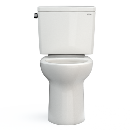 TOTO CST776CEFG#11 Drake Two-Piece Elongated 1.28 Gpf Universal Height Tornado Flush Toilet With Cefiontect - Colonial White