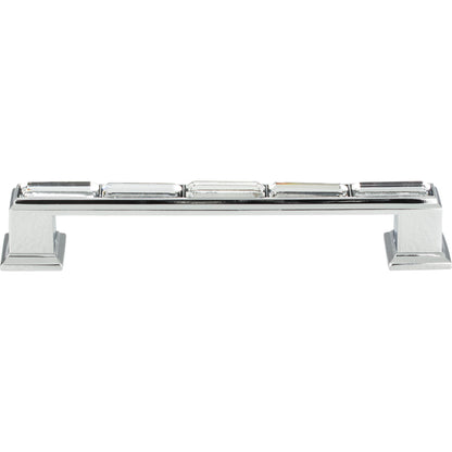 ATLAS 342-CH Legacy Crystal 5 1/16" Center to Center Bar Pull - Polished Chrome