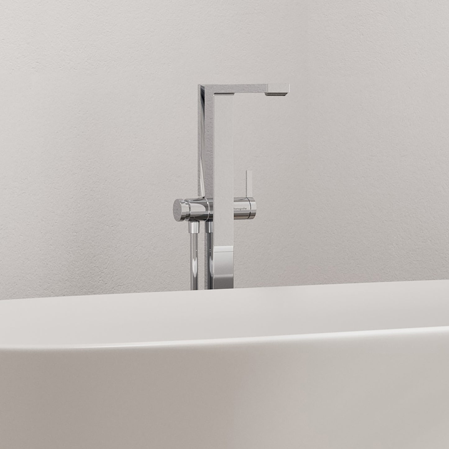 HANSGROHE 73445001 Tecturis E Freestanding Tub Filler with 1.75 GPM Handshower - Chrome