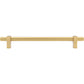 JEFFREY ALEXANDER 478-12BG Larkin 1 12" Center-to-Center Appliance Pull - Brushed Gold