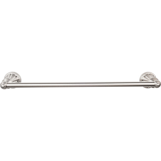 TOP KNOBS HUD10BSN TOP BATH (R) Hudson Bath Single 32 1/4" Wall Mounted Towel Bar - Brushed Satin Nickel