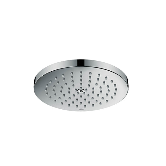 AXOR 28615001 ShowerSolutions Showerhead 180 1-Jet Powder Rain, 2.5 GPM - Chrome