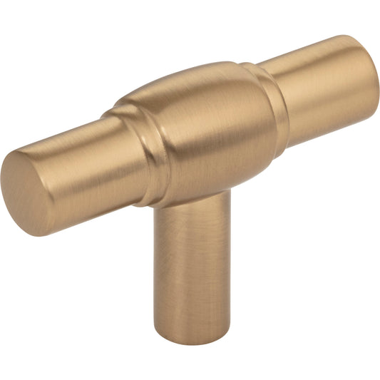 JEFFREY ALEXANDER 885L-SBZ Hayworth 2" Length Bar Knob - Satin Bronze