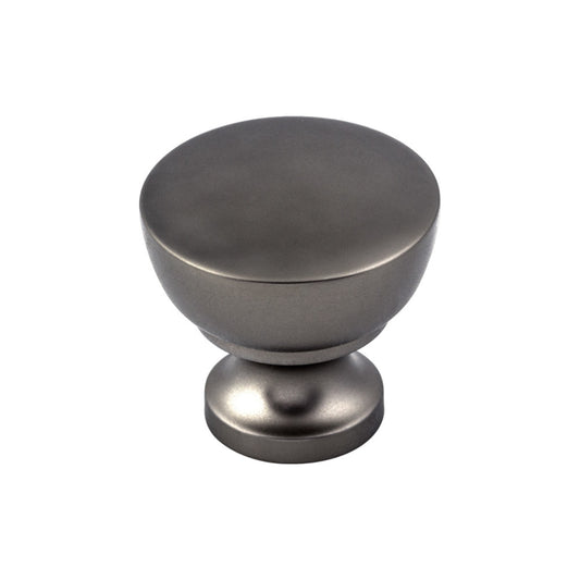 TOP KNOBS M1567 Bergen 1 1/4" Diameter Mushroom Knob - Ash Gray