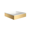 AXOR 42003250 Suite Sinks Square Sink without Overflow, 15 3/4" x 15 3/4" - Brushed Gold Optic
