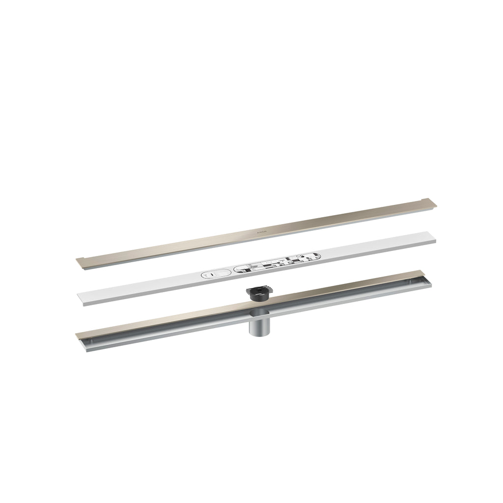 AXOR 42527821 Drains Wall Installation 35 7/16" - Brushed Nickel