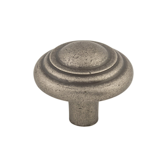 TOP KNOBS M1475 Aspen Button 1 3/4" Diameter Round Knob - Silicon Bronze Light