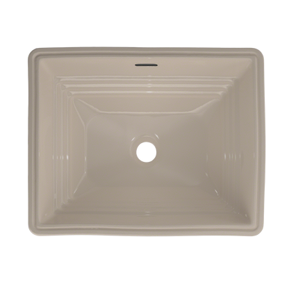 TOTO LT533#03 Promenade Rectangular Undermount Bathroom Sink - Bone