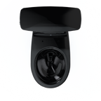 TOTO CST785CEF#51 Drake Transitional Two-Piece Round 1.28 Gpf Universal Height Tornado Flush Toilet - Ebony